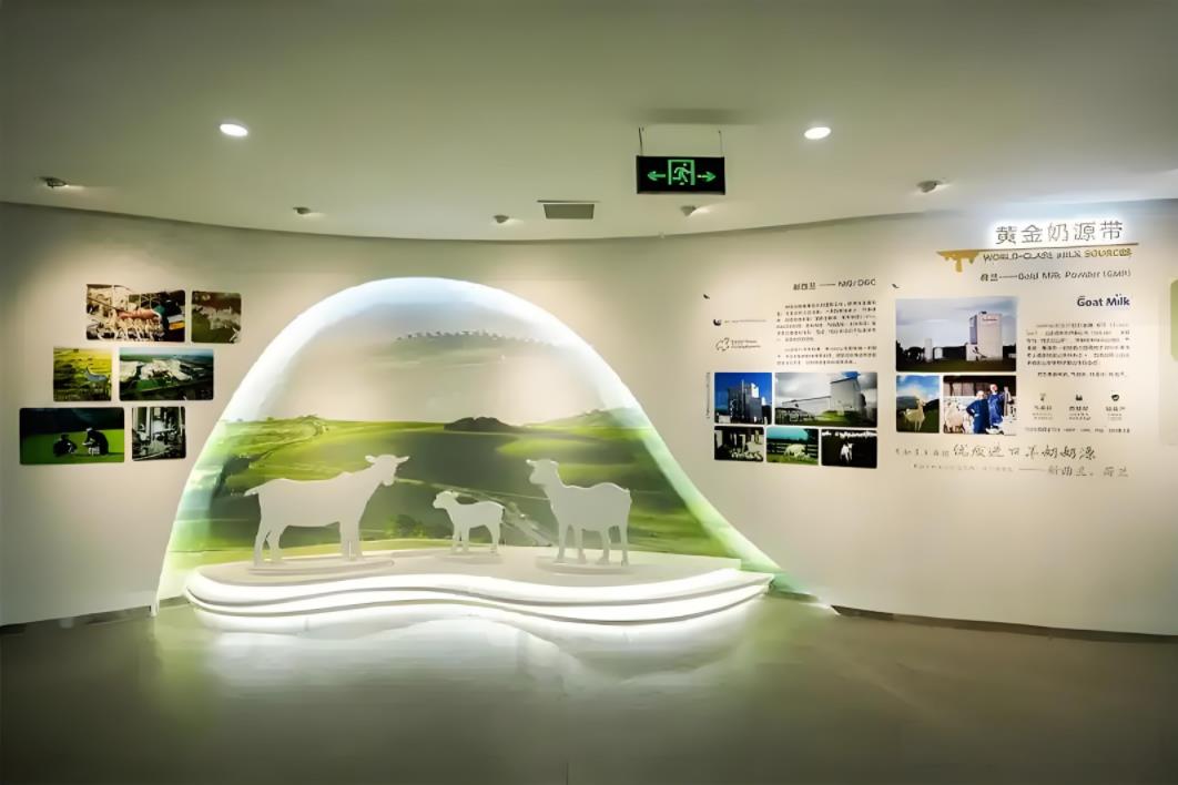 食品行業(yè)展廳效果圖-多加多集