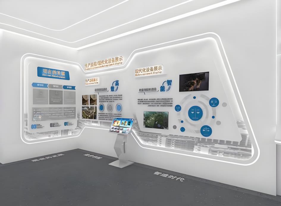 服裝企業(yè)文化展廳設計效果圖案